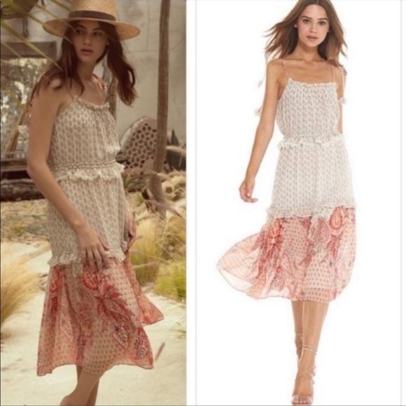 MISA DRESS DIONICA MIDI FLORAL DRESS - Picture 1 of 5